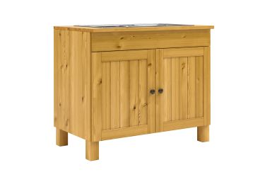 Home affaire Anrichte "Alby2" Mit 2 Türen, 2 Schubkästen und Metallgriffe, günstig online kaufen