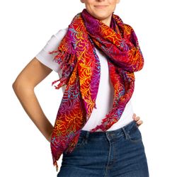 PANASIAM XXL-Schal Schal Wachsbatik für jede günstig online kaufen