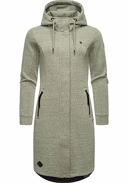 Ragwear Kurzmantel "Letti Long" Übergangsjacke aus Fleece mit Kapuze günstig online kaufen