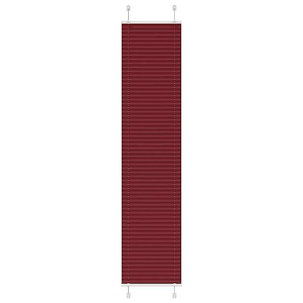 vidaXL Plissee, Plissee Bordeauxrot 50x200 cm günstig online kaufen