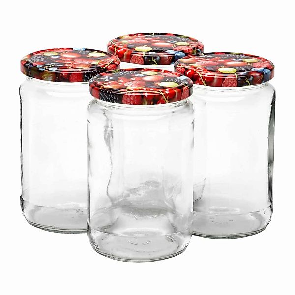 van Well Einmachglas "Einmachgläser / Sturzgläser Wildberries 720 ml 4er Se günstig online kaufen
