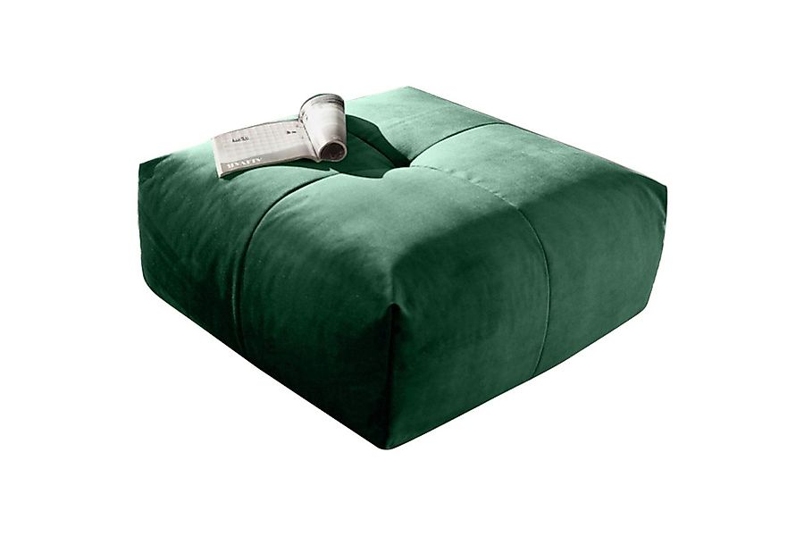 KAWOLA Hocker PALACE, Polsterhocker Velvet verschiedene günstig online kaufen