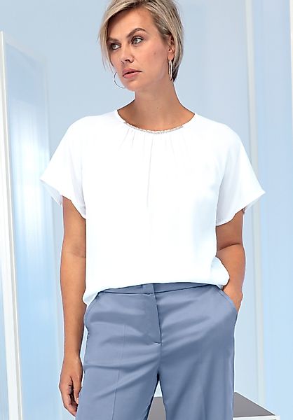 bianca Blusenshirt JOSY mit Schmuckdetail und günstig online kaufen
