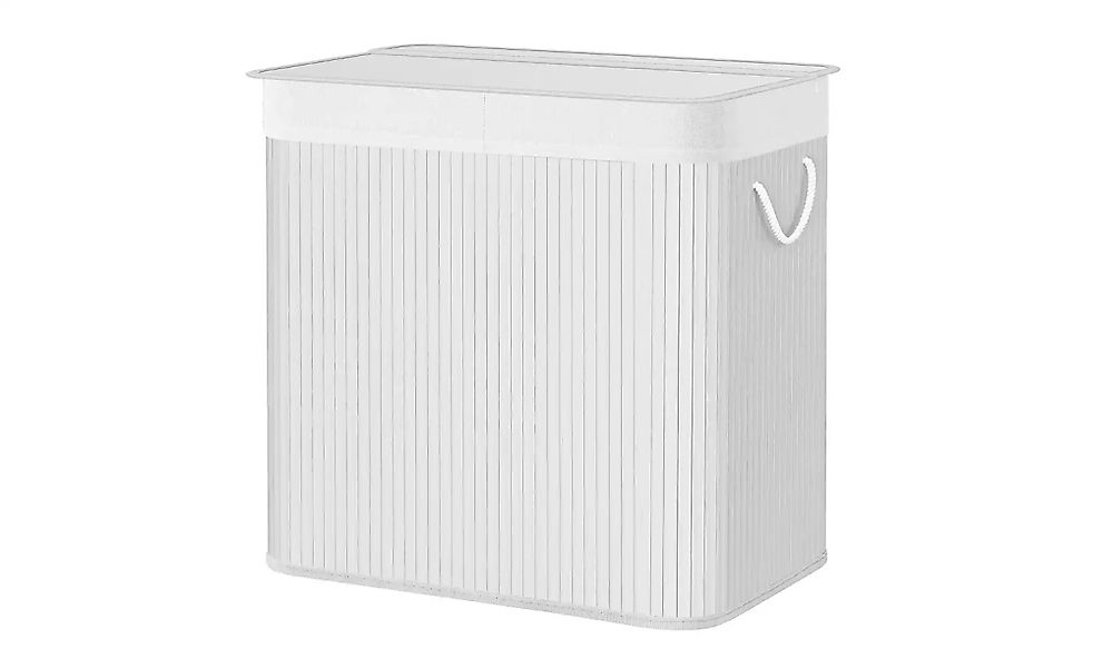 Wäschekorb   ¦ creme ¦ Bambus,Baumwolle,Metall ¦ Maße (cm): B: 60 H: 61 Auf günstig online kaufen