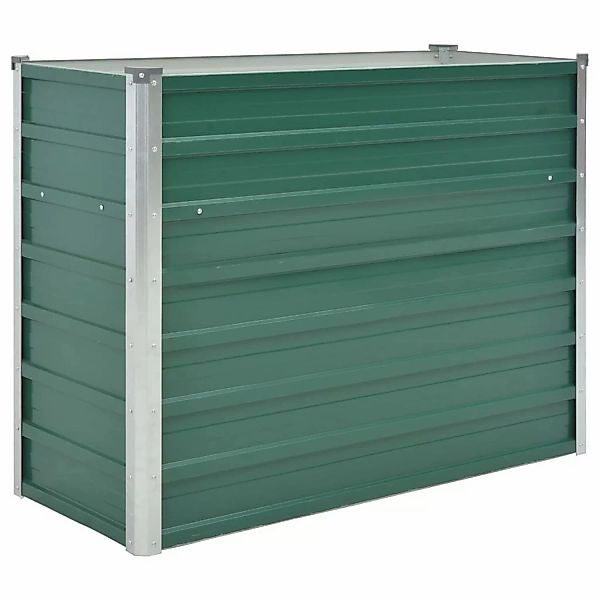 vidaXL Garten-Hochbeet Stahl 100x40x77 cm Grün 659818 günstig online kaufen