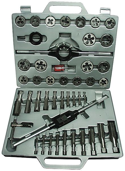 Brüder Mannesmann Werkzeuge Gewindeschneider, Set, 45-tlg., günstig online kaufen