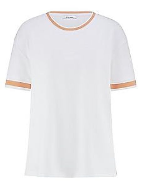 T-Shirt Rundhals-­Ausschnitt Peter Hahn weiss günstig online kaufen