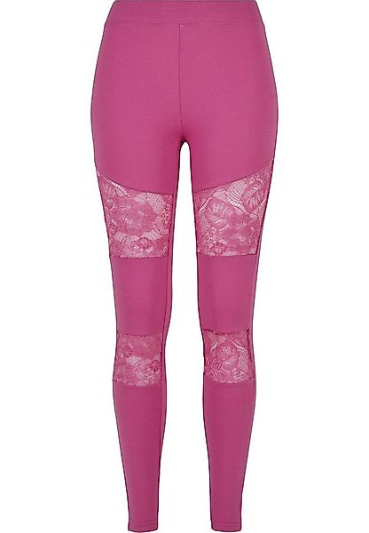 URBAN CLASSICS Leggings Urban Classics Damen Ladies Laces Inset Leggings (1 günstig online kaufen