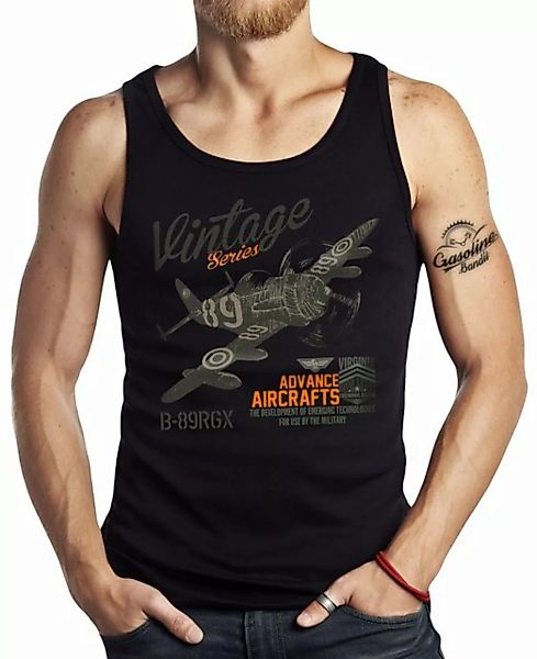 GASOLINE BANDIT® Tanktop Muskel Shirt für Air Race Fans: Vintage Series Air günstig online kaufen