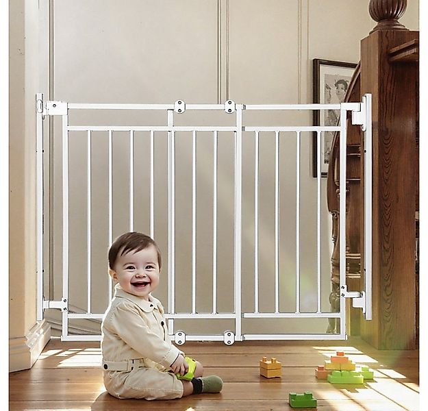 Comomy Türschutzgitter (Babygitter Treppenschutzgitter), Verstellbar 70–109 günstig online kaufen