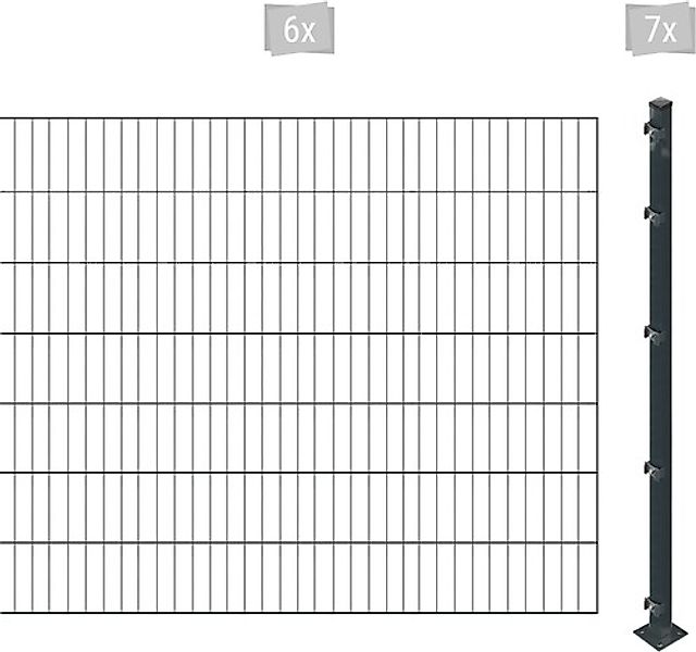Arvotec Einstabmattenzaun »ESSENTIAL 140 zum Einbetonieren« Zaunhöhe 140 cm günstig online kaufen