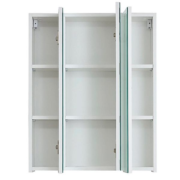 Lomadox Spiegelschrank MANACOR-19 3 Türen, in weiß, 60x74x18 cm günstig online kaufen