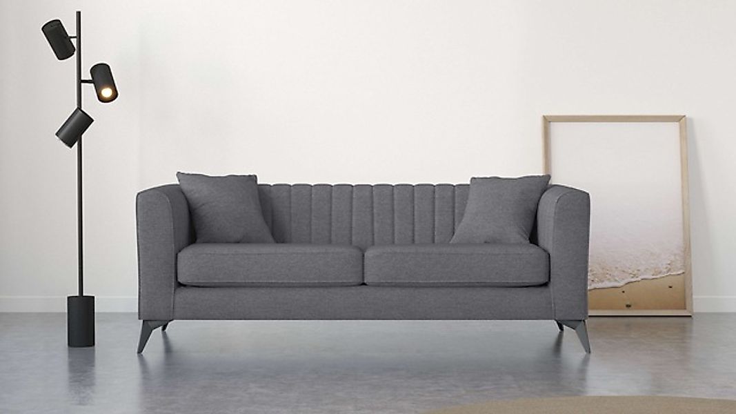 Places of Style 3-Sitzer »MATTHEW elegantes Designsofa, Maße B/T/H: 201/86/ günstig online kaufen