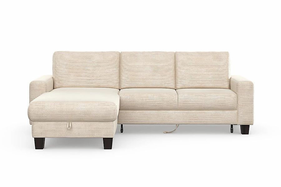 Home affaire Ecksofa »Summer L-Form«, mit Recamiere, mit oder ohne Bettfunk günstig online kaufen