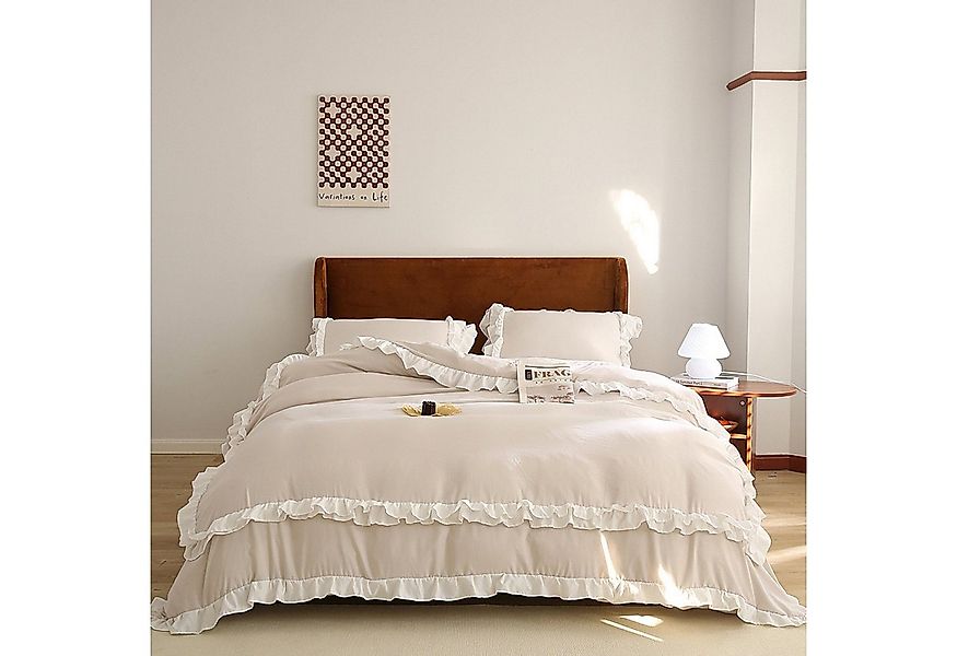 BYSURE Bettwäsche, Polyester, 2 teilig, Romantische, Bettbezug Set günstig online kaufen