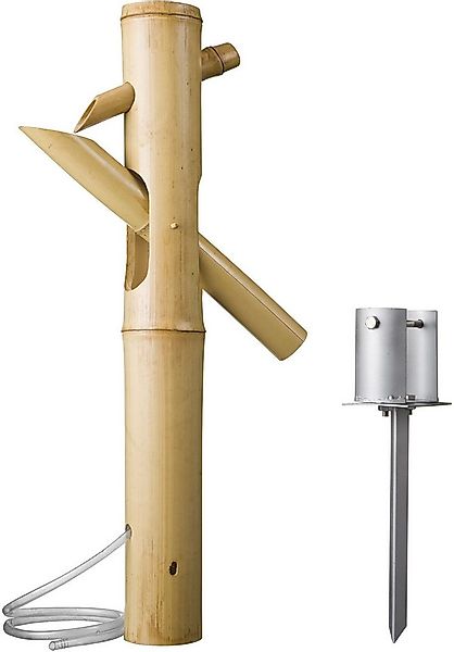 Ubbink Wasserspiel Bamboo Tumbler II, 8 cm Breite, (4 tlg), Naturbambus günstig online kaufen