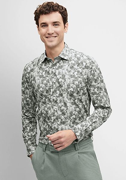 Cinque Langarmhemd "CISTEVEN" in Allover-Druck günstig online kaufen