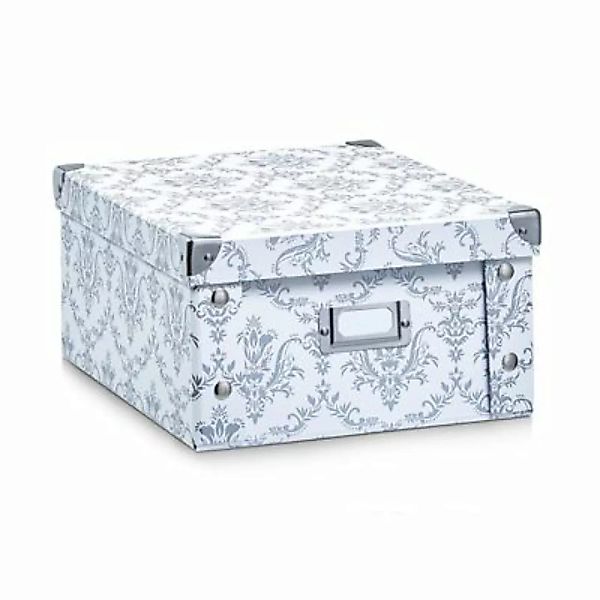 HTI-Living Aufbewahrungsbox Pappe, weiß Vintage 26 x 14 x 14 cm grau günstig online kaufen