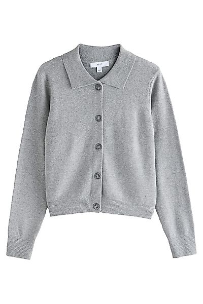 Next Strickjacke Superweiche Strickjacke mit Hemdkragen günstig online kaufen