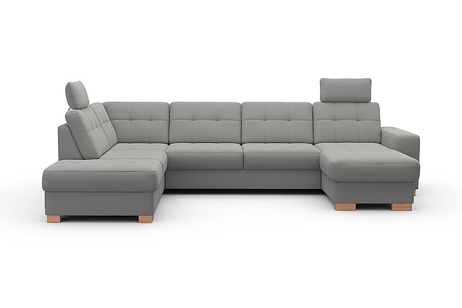 sit&more Wohnlandschaft "Quincy U-Form", wahlweise mit Bettfunktion und Bet günstig online kaufen