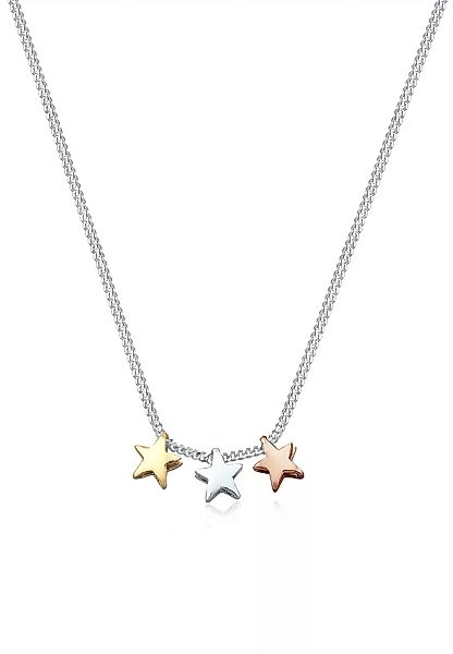 Elli Kette mit Anhänger "Drei Sterne Astro Look Basic 925 Sterling Silber" günstig online kaufen