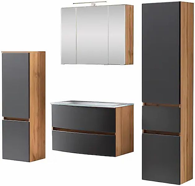 welltime Badezimmer-Set »Kaunas« Set, 4 Stk. tlg. günstig online kaufen