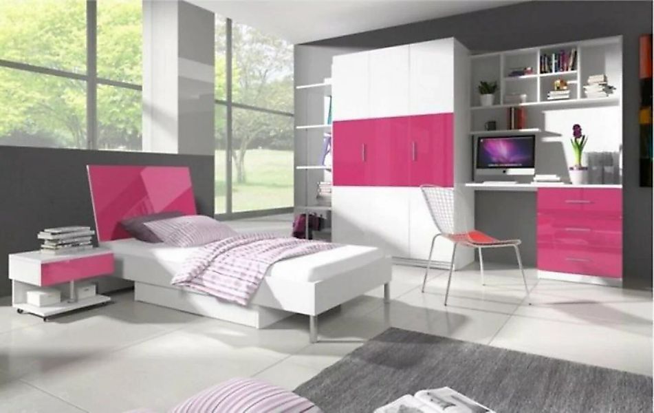 JVmoebel Kinderbett Betten Modernes Kinderbett Jugendbett für Mädchen Holzb günstig online kaufen