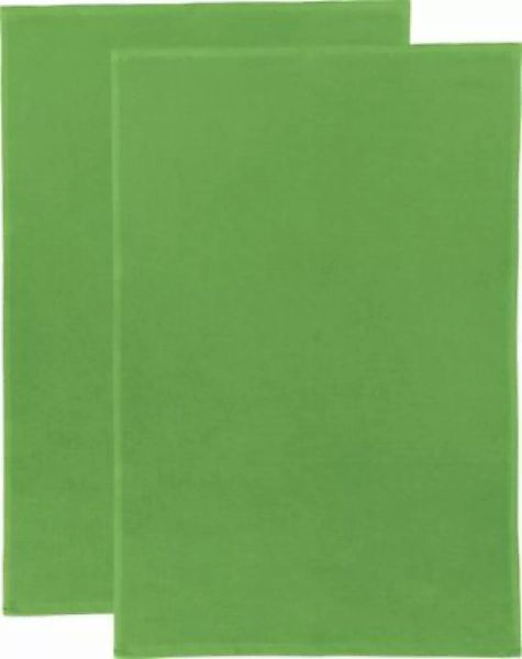 Erwin Müller Multifunktionstuch 2er-Pack Baumwolle grün Gr. 50 x 70 günstig online kaufen