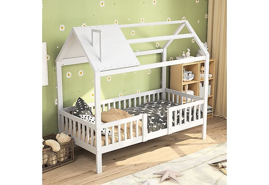 Gdood Kinderbett Hausbett Massivholzbett Jugendbett (1-tlg., Holzrahmen Ink günstig online kaufen