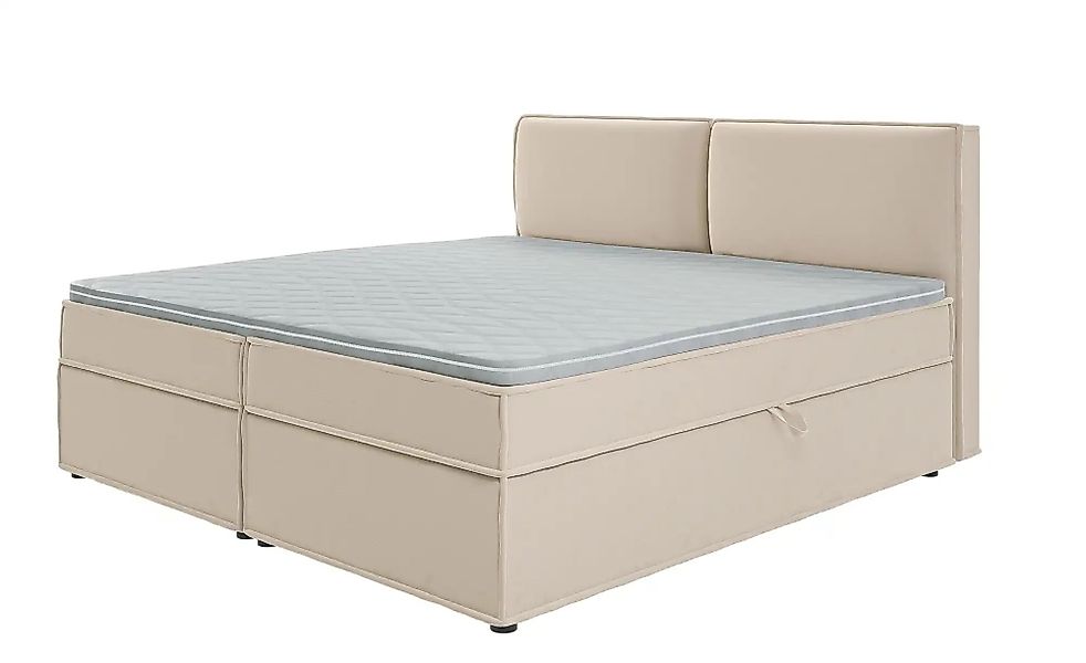 S-STYLE Boxbett mit Stauraum und Topper  H3 Uma ¦ beige ¦ Maße (cm): B: 200 günstig online kaufen