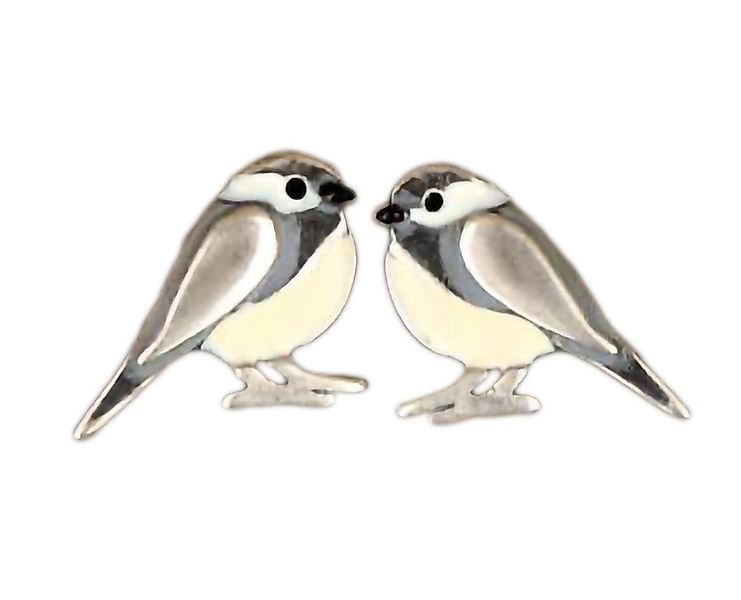 Villa Sorgenfrei Schmuckmanufaktur Paar Ohrstecker Kleine Meisen Ohrstecker günstig online kaufen
