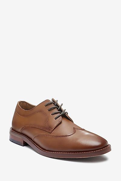Next Schnürschuhe mit Flügelkappe aus Leder günstig online kaufen