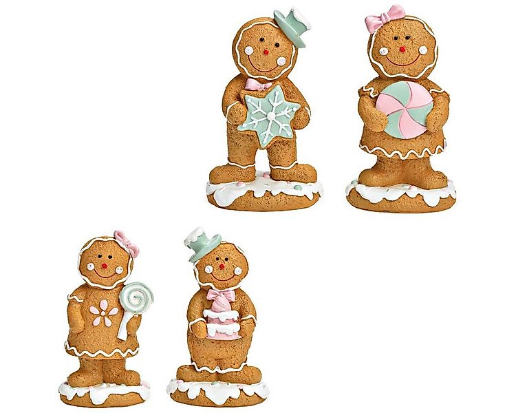 matches21 HOME & HOBBY Dekofigur Lebkuchenmännchen 2er Set Weihnachten Deko günstig online kaufen