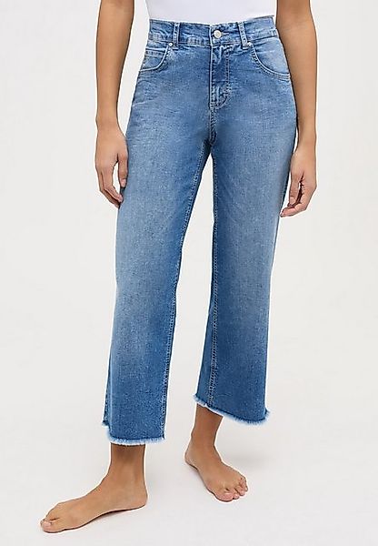 ANGELS Weite Jeans - Relaxed Fit mit weitem Bein - LINN FRINGE günstig online kaufen