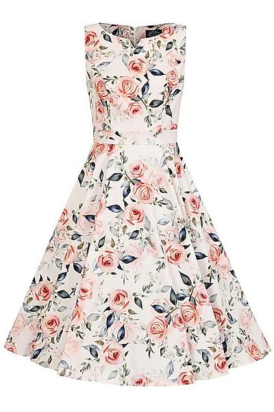 Hearts & Roses London A-Linien-Kleid Aurora Floral Rose Retro Vintage Fit-N günstig online kaufen
