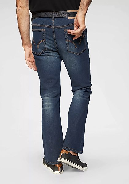 Arizona Bootcut-Jeans "Mike", ausgestelltes Bein, niedrige Leibhöhe, Stretc günstig online kaufen