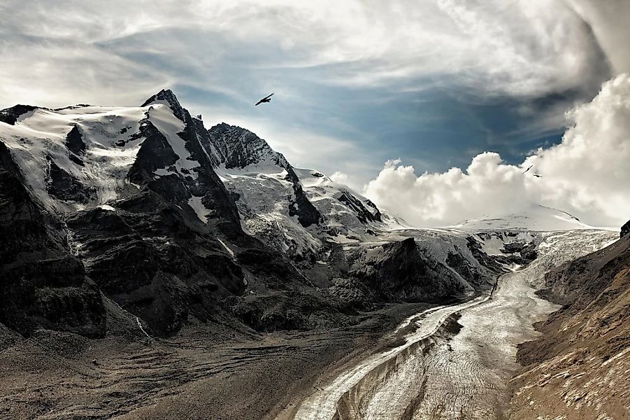 queence Leinwandbild "Berge", Berge & Alpenbilder-Berghütte-Natur-Himmel-Hi günstig online kaufen