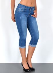 ESRA Caprijeans High Waist Capri Jeans günstig online kaufen