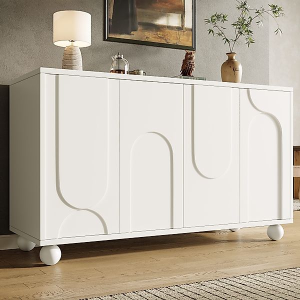 Sytifro Sideboard Schrank,Sideboard Esszimmer- und Wohnzimmer-Aufbewahrungs günstig online kaufen