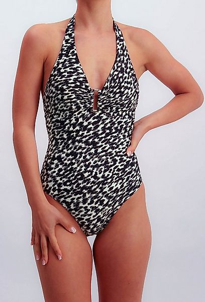 JOOP! Badeanzug Animal Breite Bänder zum Schnüren, Animal-Print günstig online kaufen