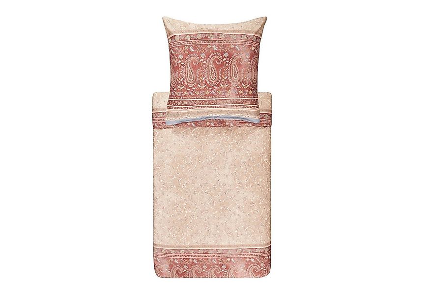 Bassetti Bettwäsche Bettwäsche Bassetti Mako Satin Como 41 beige creme beer günstig online kaufen