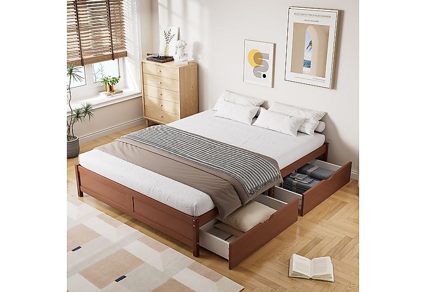 REDOM Stauraumbett Einzelbett Kinderbett Funktionsbett Doppelbett Jugendbet günstig online kaufen