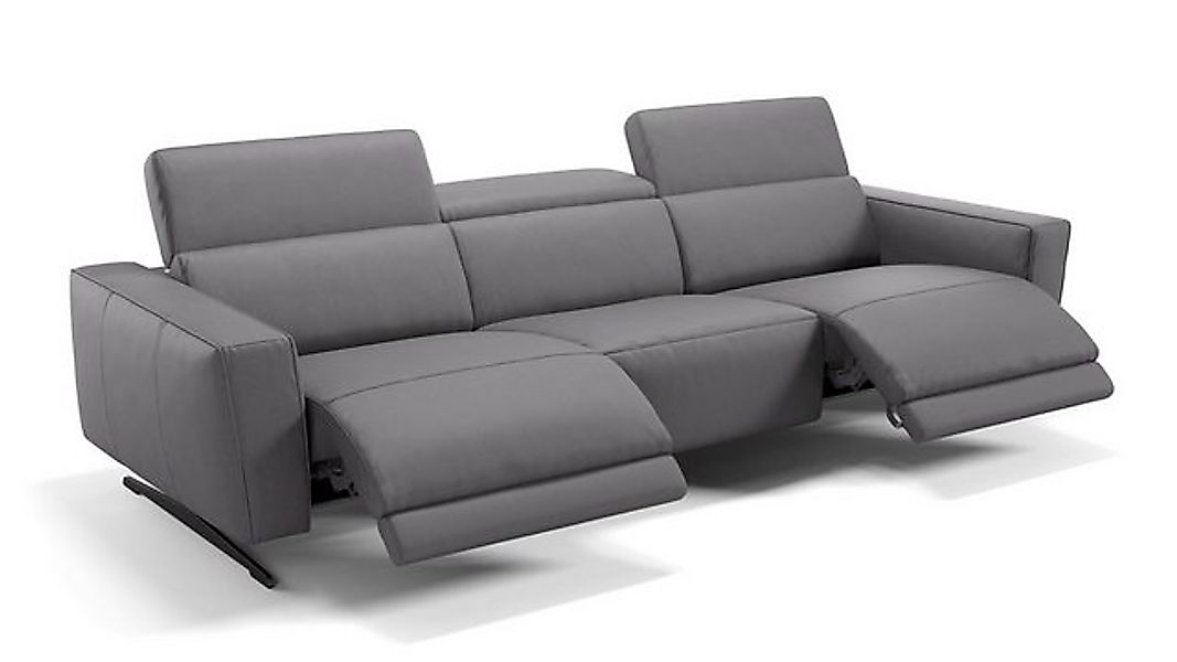 Sofanella 3-Sitzer Leder ALESSO, Relaxcouch, Designersofa, Designer Sofa, 3 günstig online kaufen