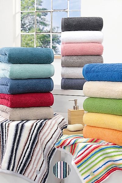 ROSS Handtücher Vita, Frottier (2-St), Bestickung günstig online kaufen