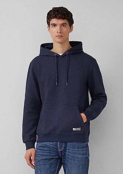 s.Oliver Sweatshirt Sweatshirt Strukturierter Hoodie günstig online kaufen