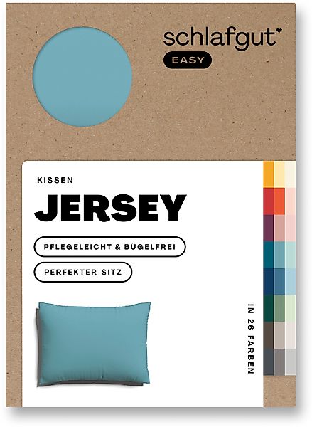 Schlafgut Kissenbezug »EASY Jersey«, (1 St.), Kissenhülle mit Reißverschlus günstig online kaufen