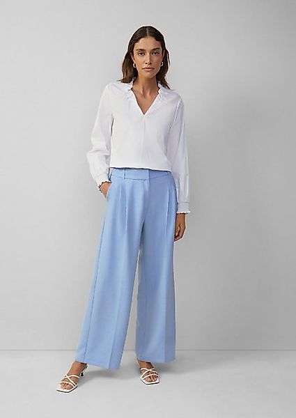 s.Oliver BLACK LABEL Stoffhose Hose mit Wide Leg und hohem Bund günstig online kaufen