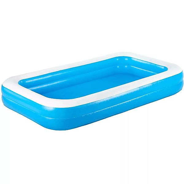 Bestway Family Pool 305 x 183 x 46 cm Blau Eckig günstig online kaufen