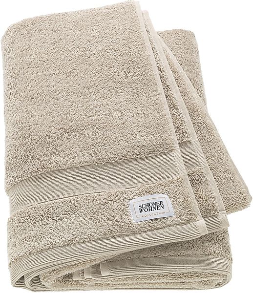 SCHÖNER WOHNEN-Kollektion Badetuch Cuddly, Frotteevelours (1-St), günstig online kaufen