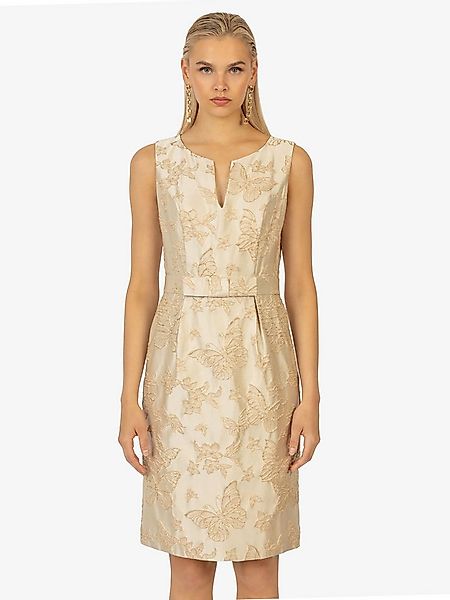 Kraimod Cocktailkleid elegantes Jacquard-Design mit V-Ausschnitt günstig online kaufen